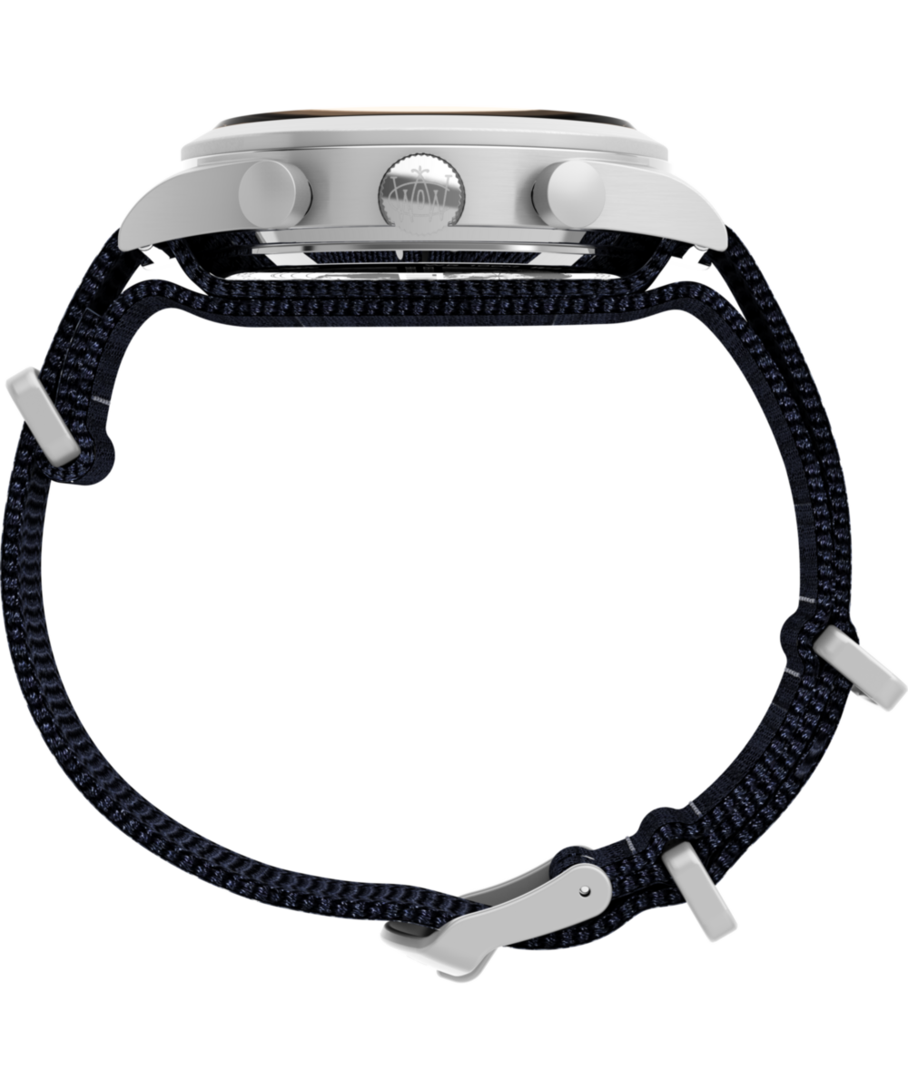 Waterbury Traditional Fly-Back Chronograph 43mm Fabric Strap Watch