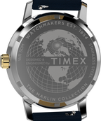 Marlin® Quartz GMT 40mm Leather Strap Watch