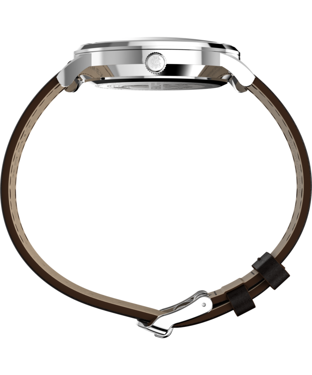 Waterbury Classic 40mm Leather Strap Watch