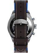 Timex X Pan Am Chronograph 42mm Leather Strap Watch