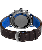 Timex X Pan Am Chronograph 42mm Leather Strap Watch